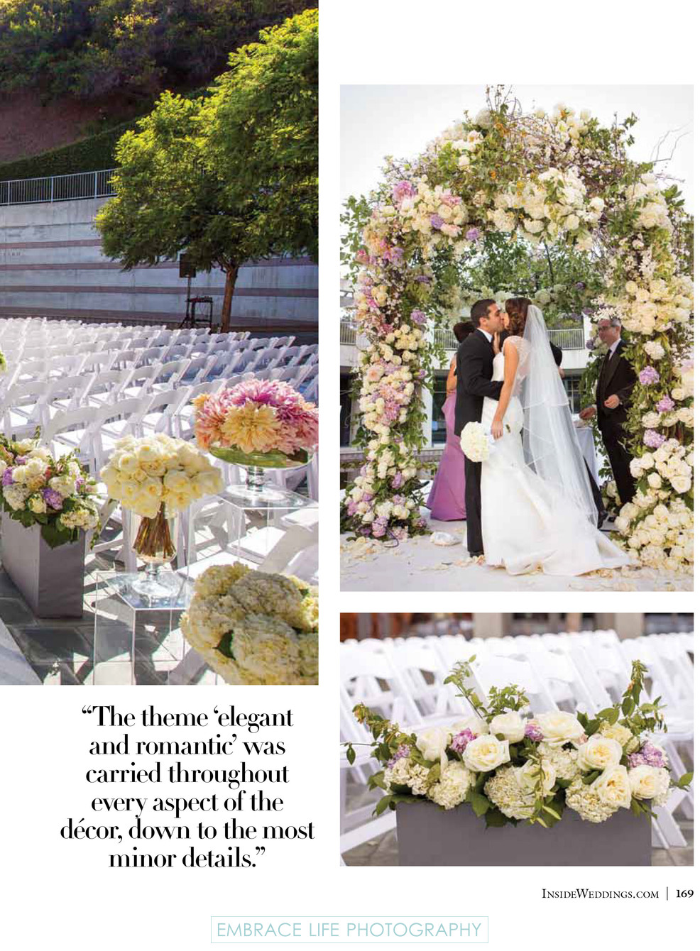 Skirball Center Wedding Photography - First Kiss