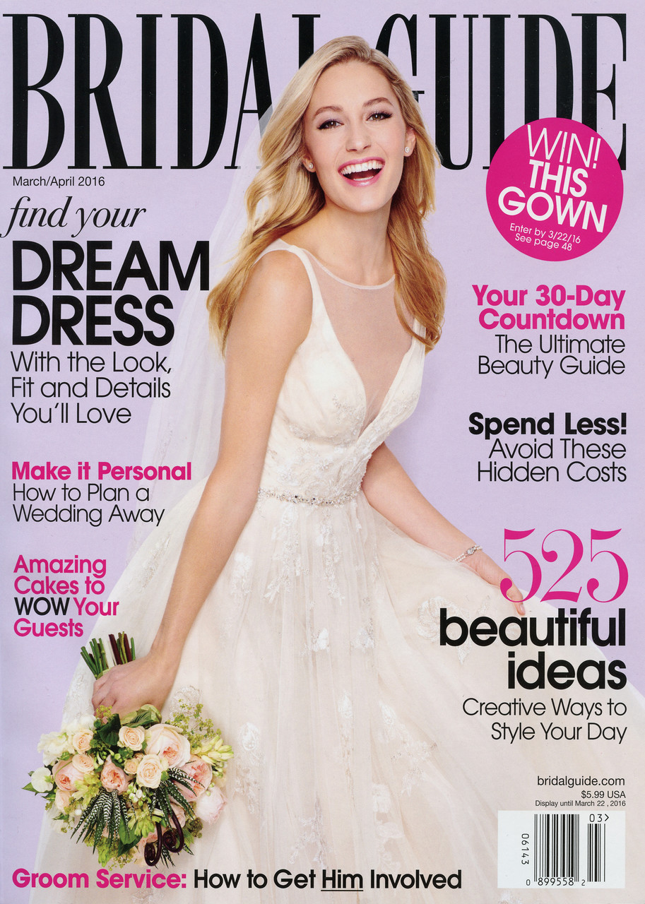 Bridal Guide Magazine Cover - March/April 2016