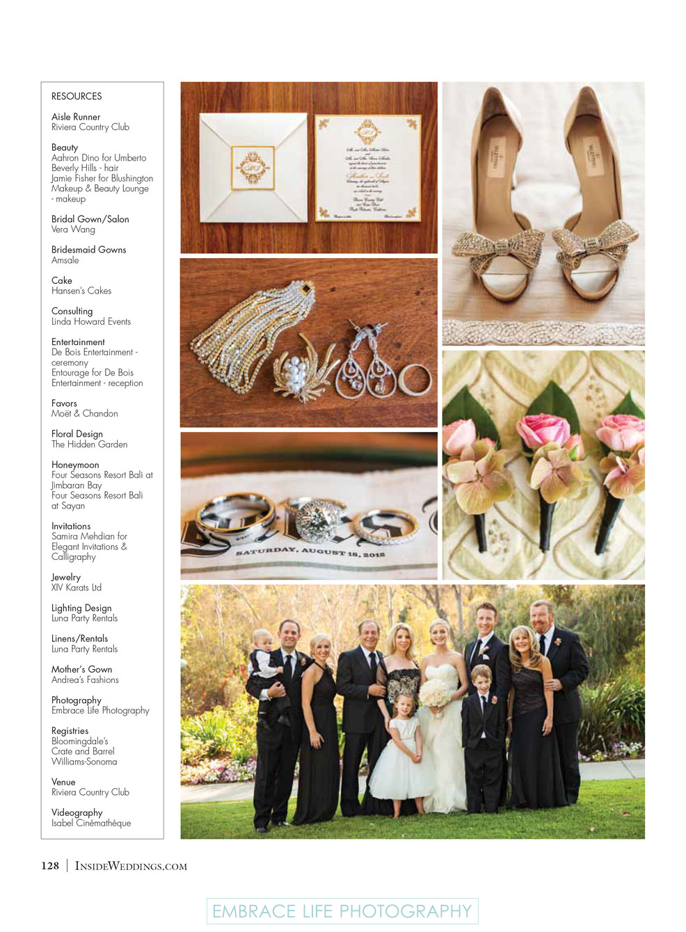 Detail Photographs - Inside Weddings Magazine