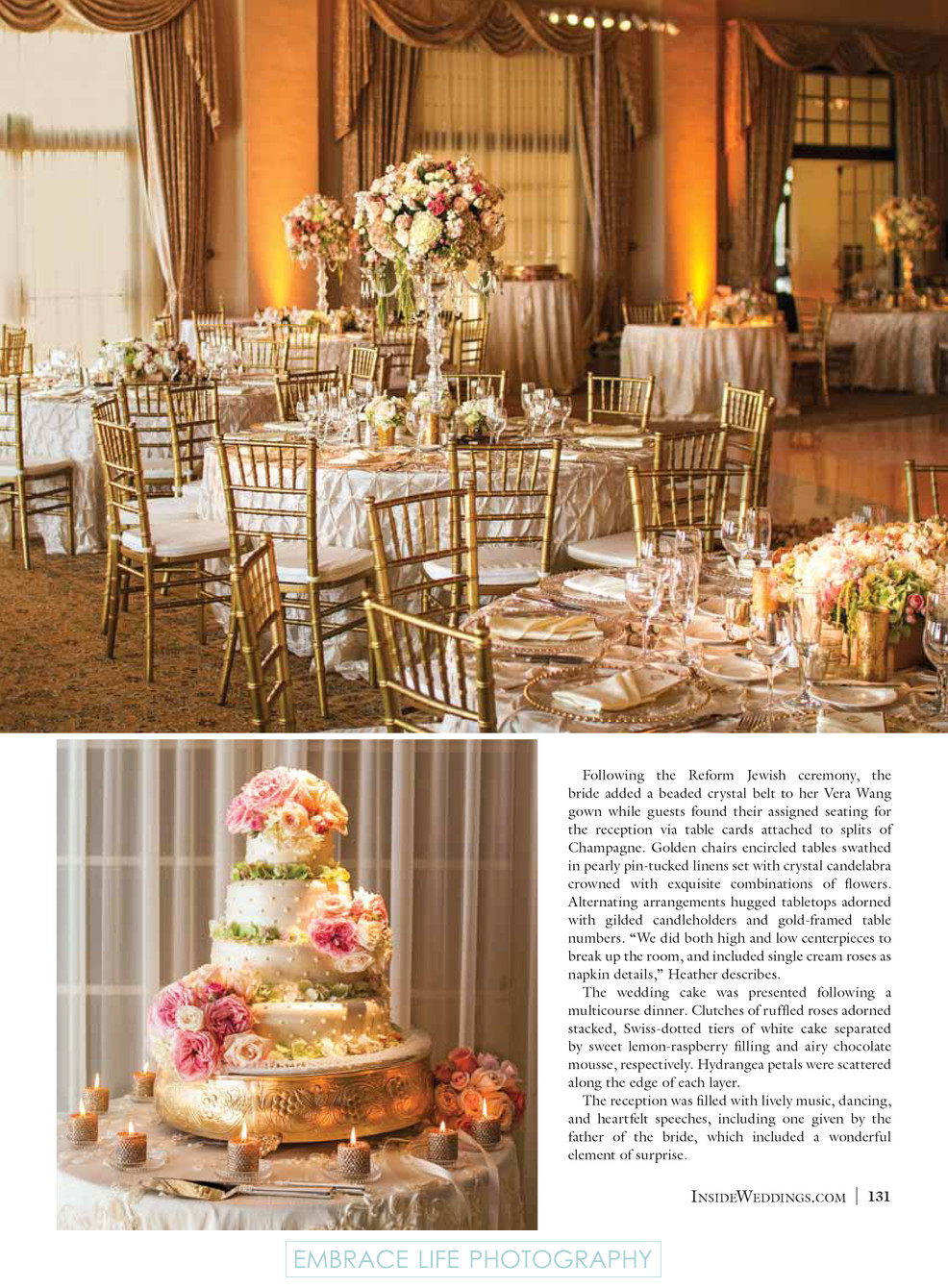Ballroom Wedding Reception - Inside Weddings