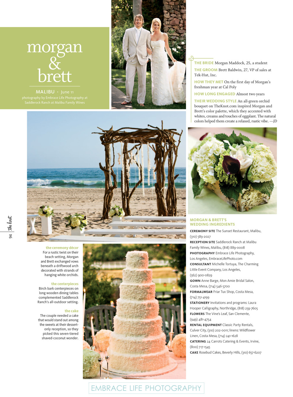 Malibu Beach Wedding & Saddlerock Ranch - The Knot
