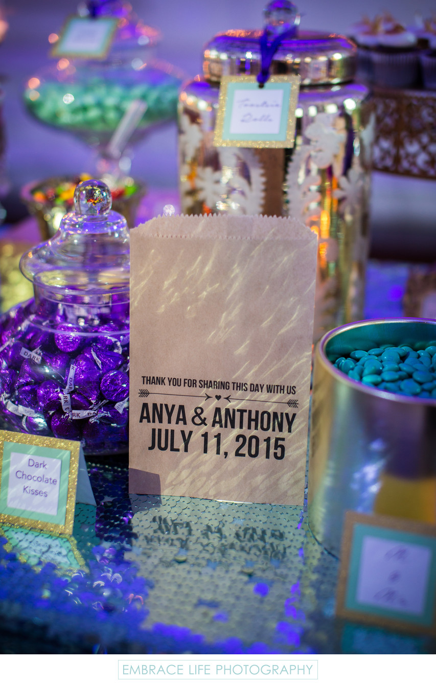 Vibiana Wedding, Los Angeles, CA - Candy Table