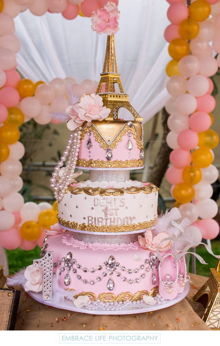 Stunning Eiffel Tower Birthday Cake 