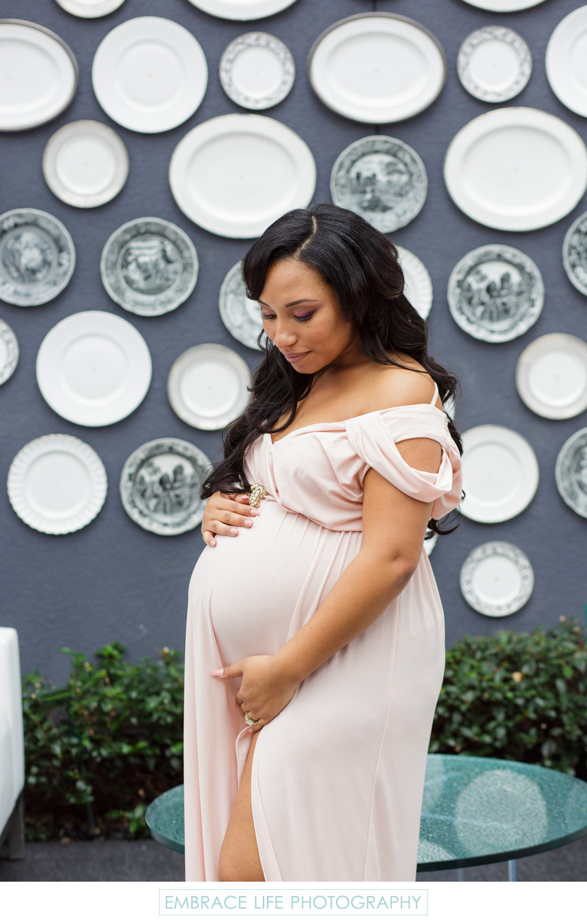 Maternity Portrait at Viceroy Santa Monica