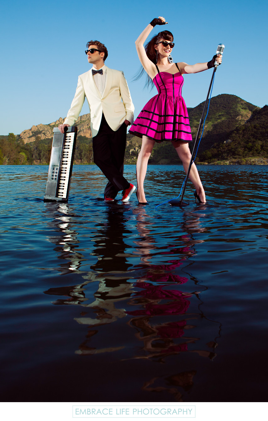 Editorial Portrait of Pop Artists Karmin