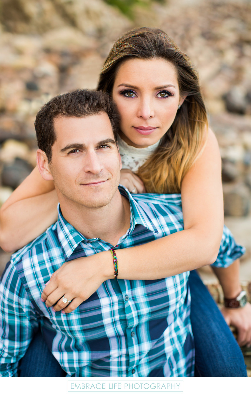 Point Dume Engagement Photograph in Malibu, California