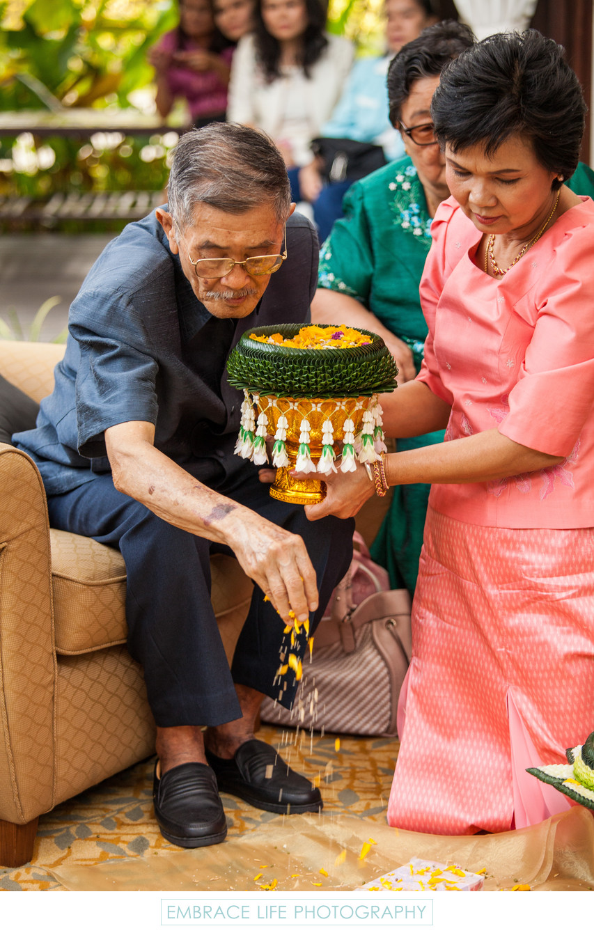 Thai Engagement Dowry Ceremony