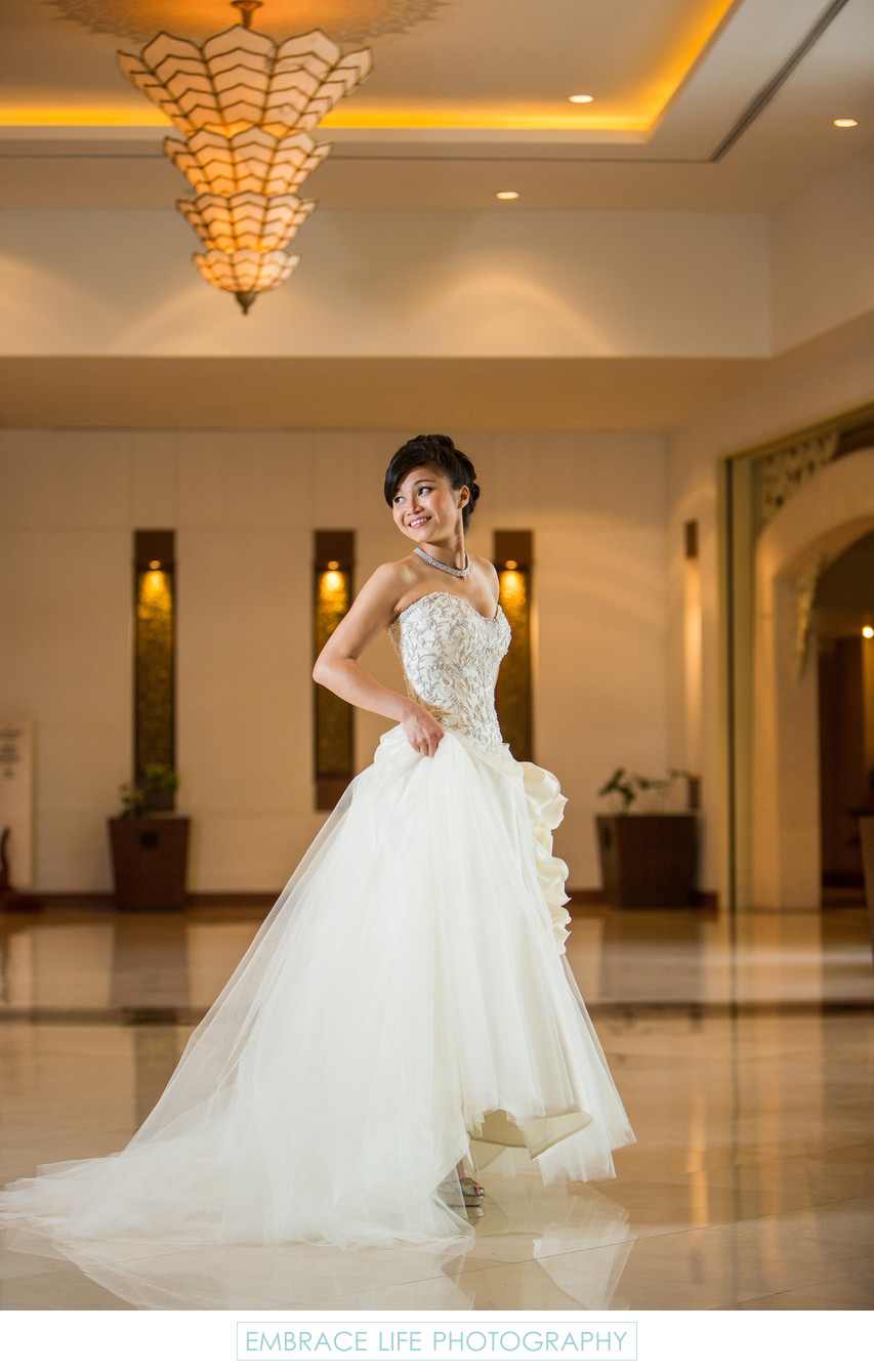 Bridal Portrait at the Shangri-La Chiang Mai Hotel