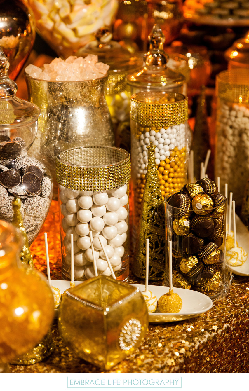 Golden Candy Table