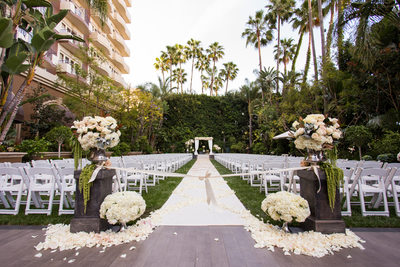 Four Seasons Los Angeles Wedding Ceremony Overview