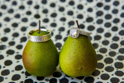 Creative Wedding Ring Photograph