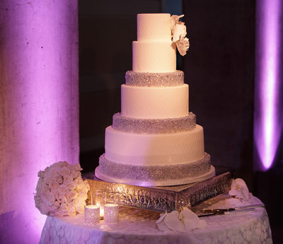 Skirball Center Wedding Reception - Cake Table