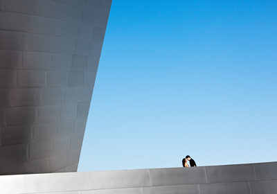 Los Angeles Engagement Session at Disney Concert Hall