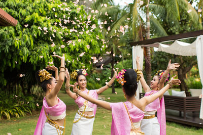 Lanna Dance at Shangri-La Chiang Mai, Thailand Wedding