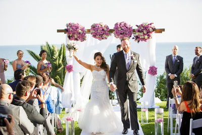 Los Angeles Bride and Groom Celebrate their Marriage