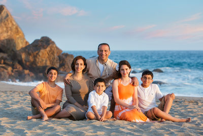 Santa Monica Family Portraits on the Beach