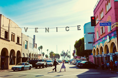 Iconic Venice Sign in Venice Beach, California