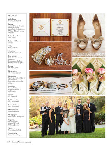 Detail Photographs - Inside Weddings Magazine