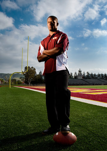 Simi Valley Football Player Portrait