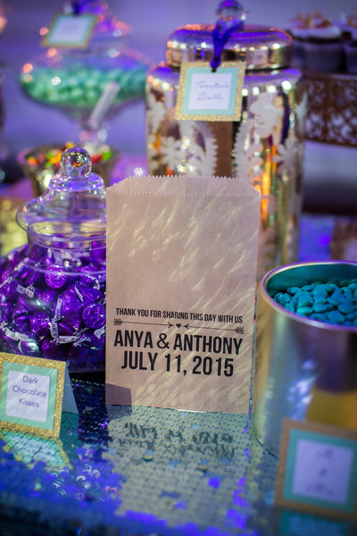 Vibiana Wedding, Los Angeles, CA - Candy Table