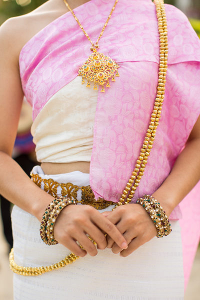 Traditional Gold Wedding Jewelry in Thailand