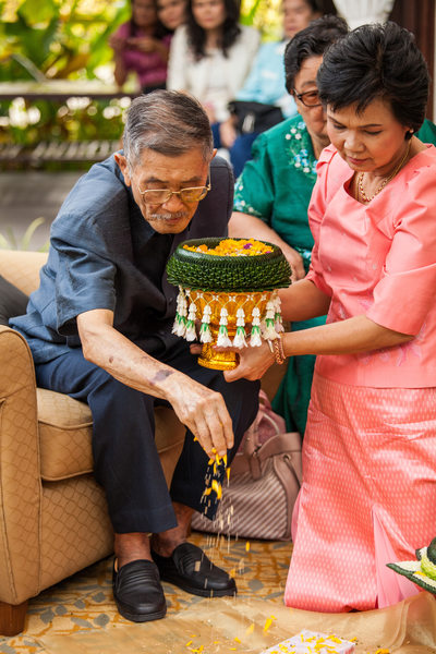 Thai Engagement Dowry Ceremony