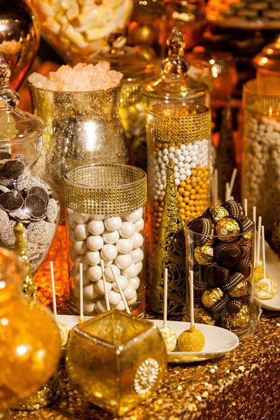 Golden Candy Table