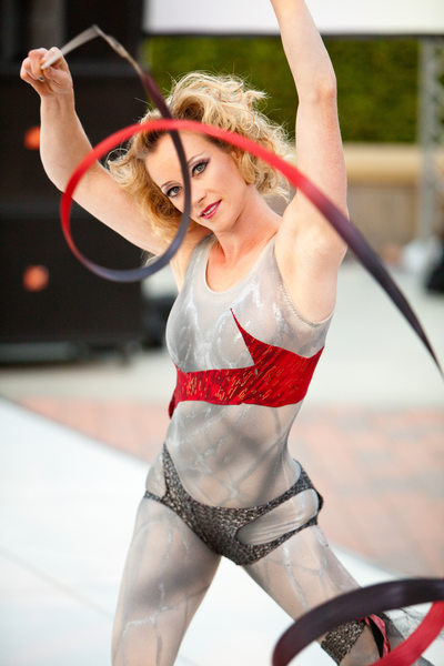 Action Photograph of Dancer Performing at Fundraiser
