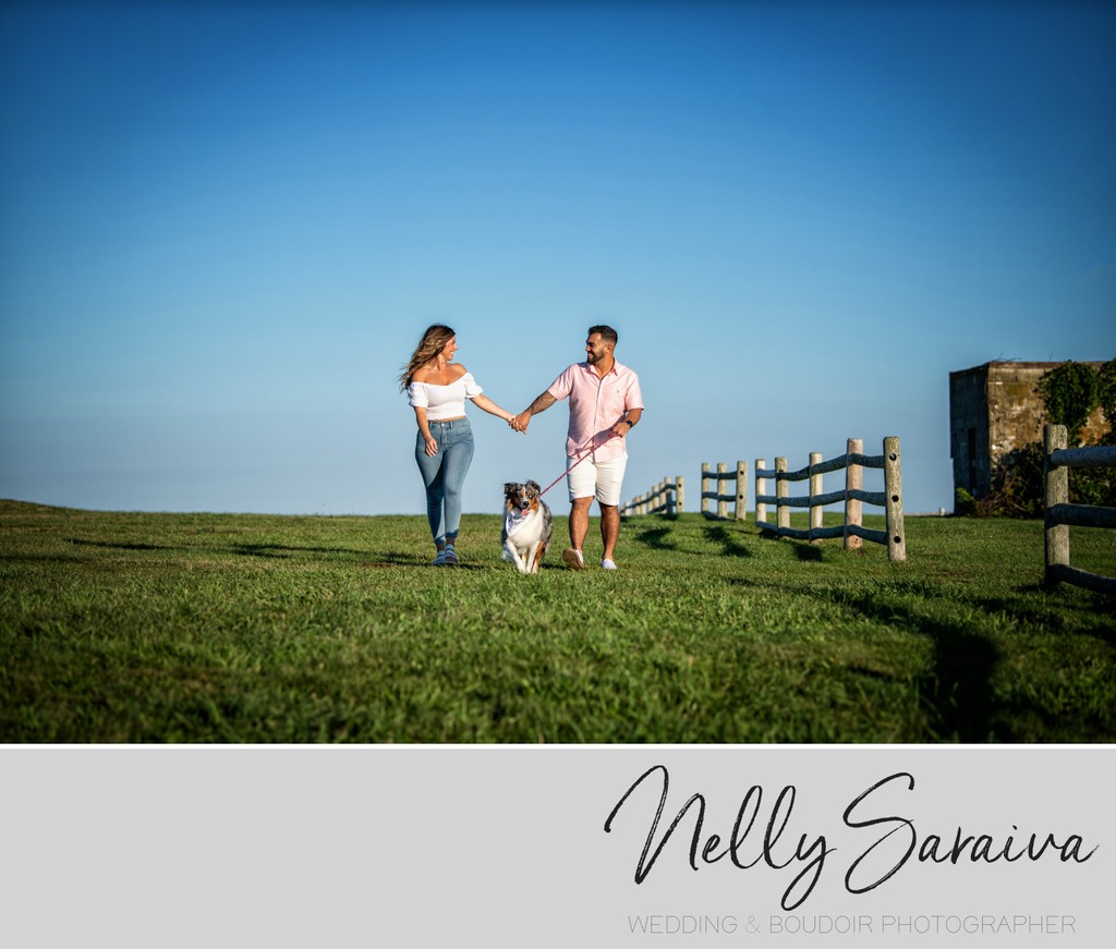 Jamestown, RI Engagement Session - Nelly Saraiva Wedding Photographer