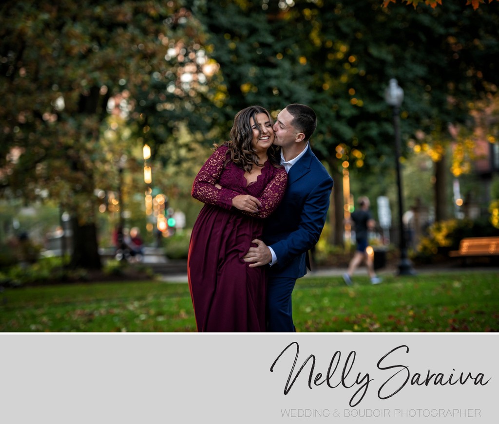 Boston Commons Engagement Session, Massachusetts - by Nelly Saraiva