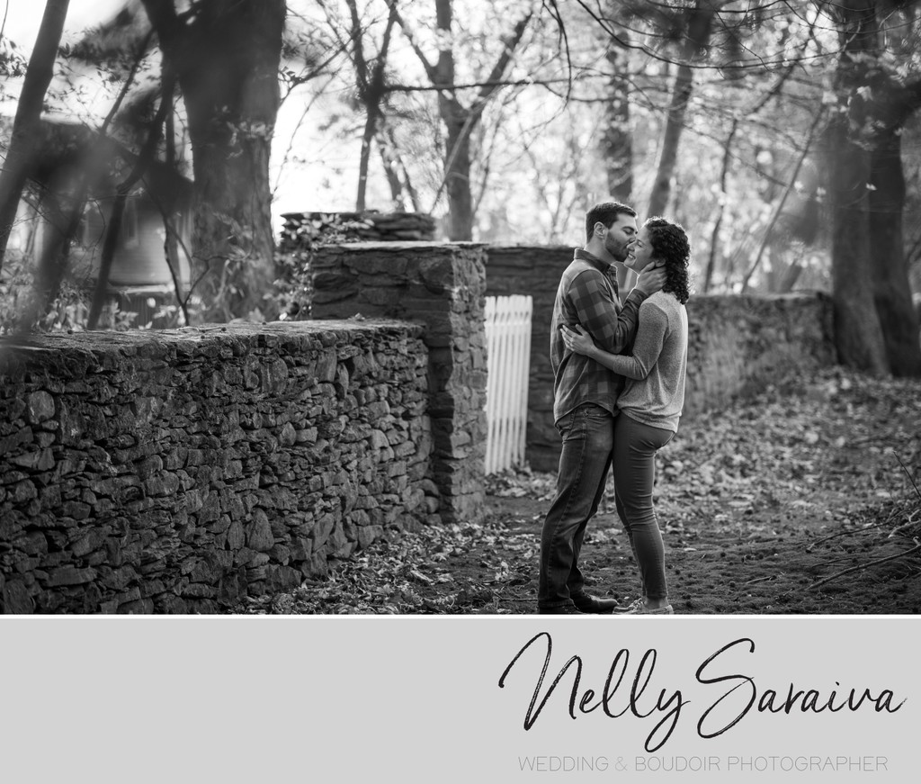 Briston, Rhode Island Fall Engagement Session - Nelly Saraiva Photographer