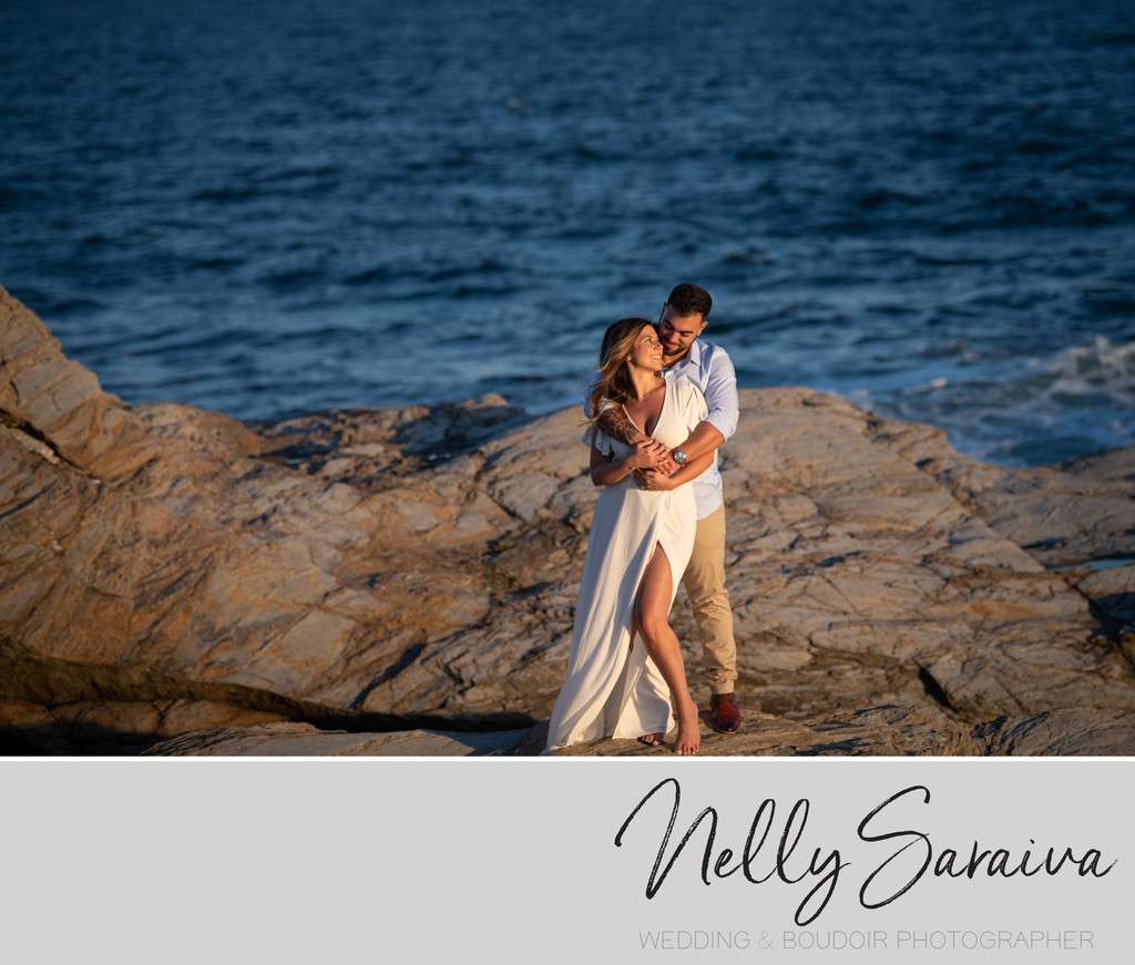 Jamestown, RI Engagement Session - Nelly Saraiva Wedding Photographer