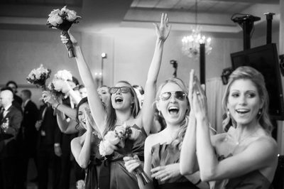 Bridesmaids Celebrating Kirk Break Country Club
