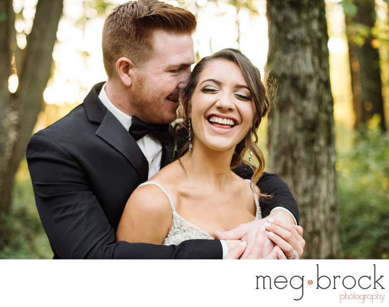 Beautiful Churchville Nature Center Bride and Groom