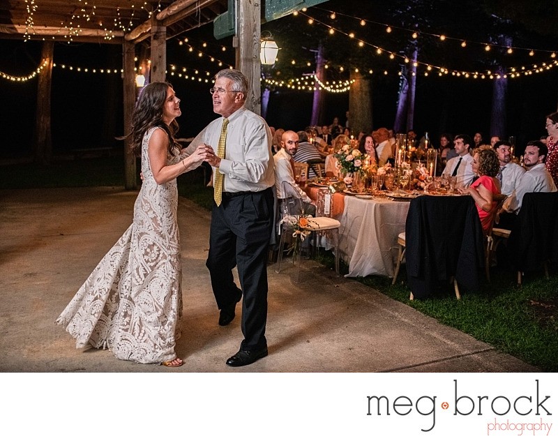 Happy Father And Daughter Dance Wedding
