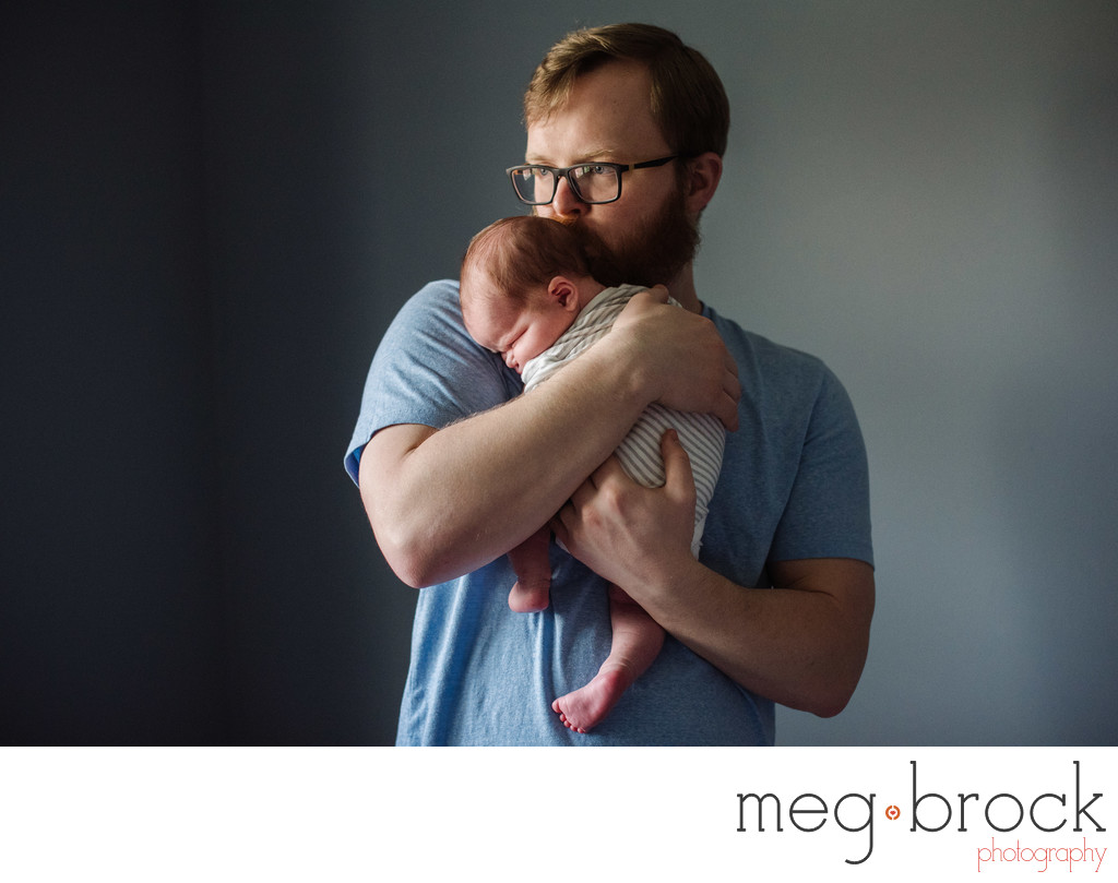 Philadelphia Fatherhood Lifestyle Newborn Photographer