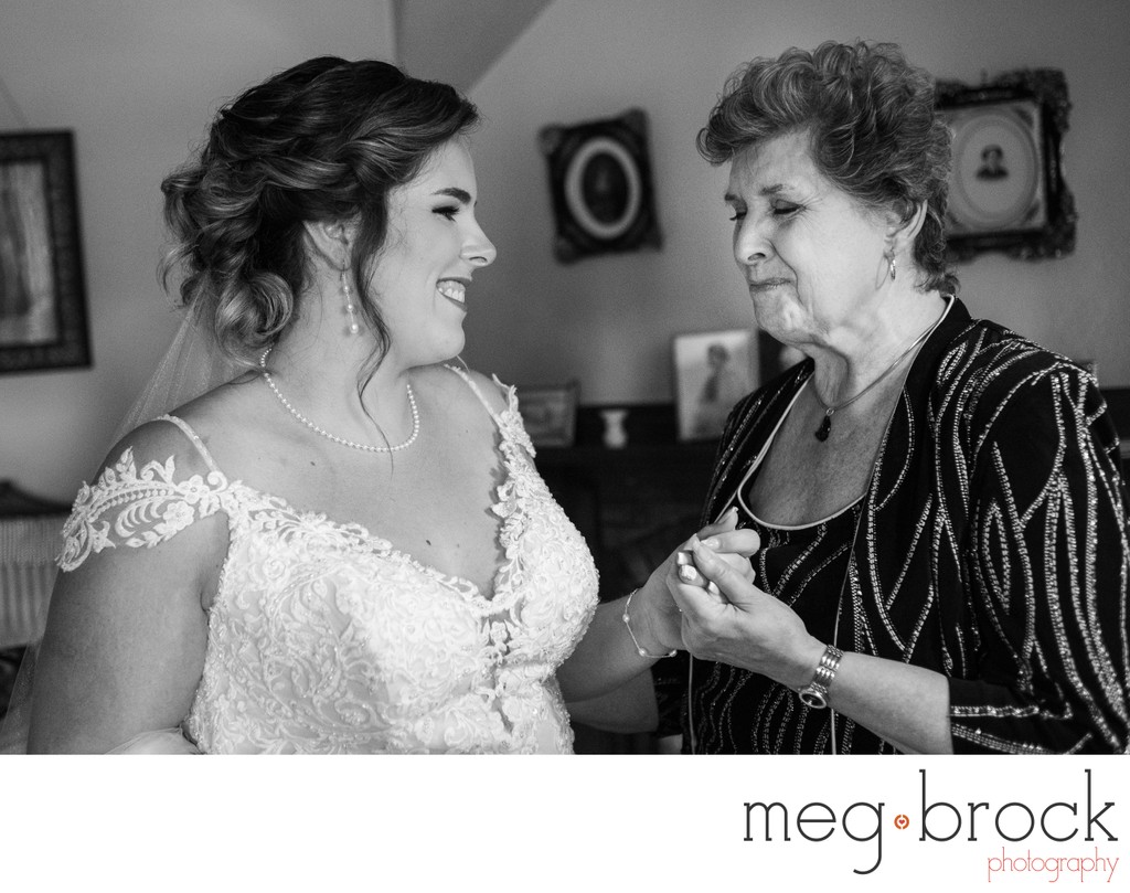 Emotional Wedding Photography Bride and Grandmother