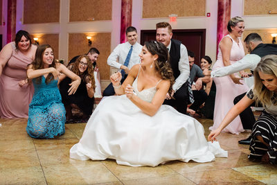 Dancing At The Merion Wedding Reception 