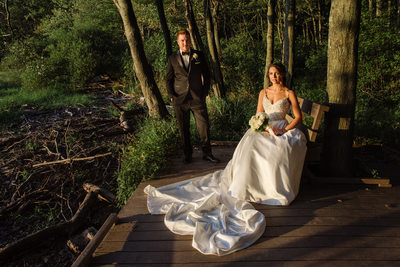 Churchville Nature Center Wedding Portraits