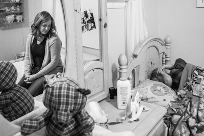 Bedtime Prayers Family Documentary Photography