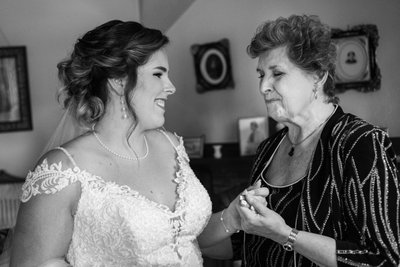 Emotional Wedding Photography Bride and Grandmother