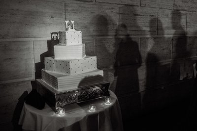 Wedding Cake at the Union Trust in Philadelphia PA