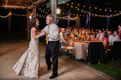 Happy Father And Daughter Dance Wedding