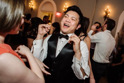 Candid Wedding Photography Guest Dancing 