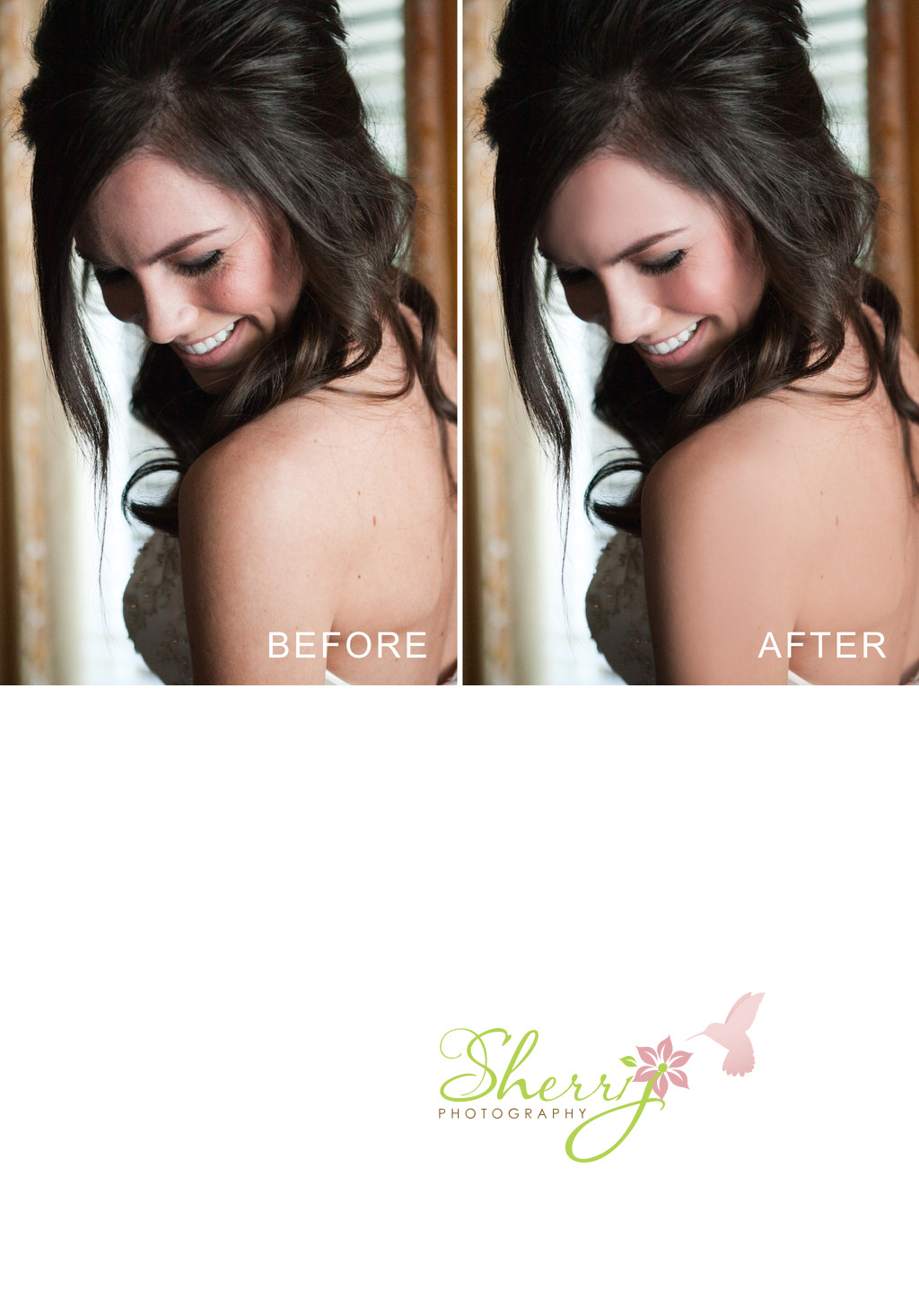 skin smoothing retouch