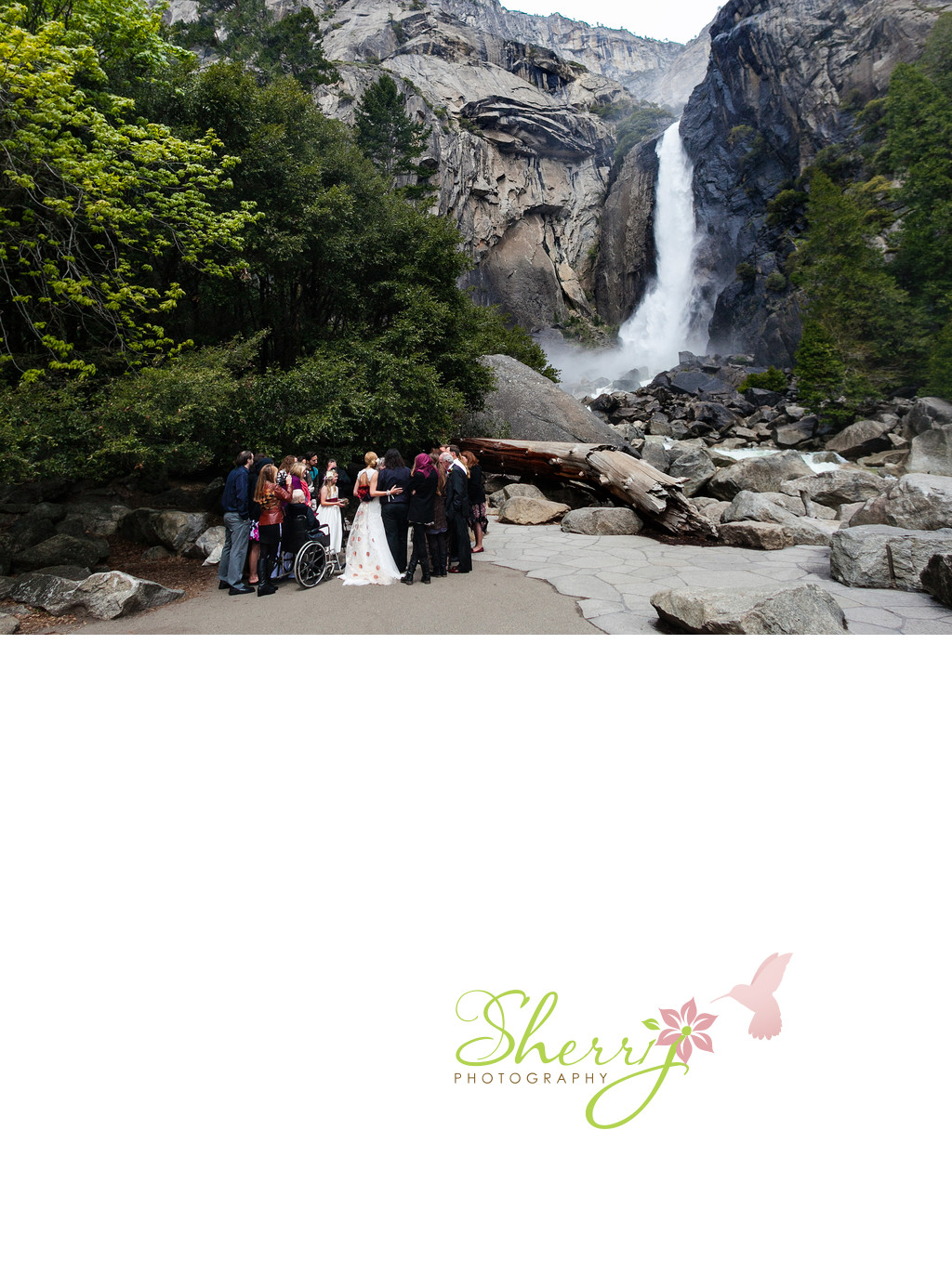 Yosemite Waterfall Wedding