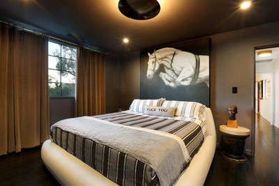stylish guest bedroom Clements Design
