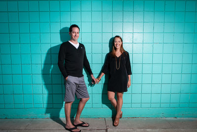 HB Engagement Teal Wall