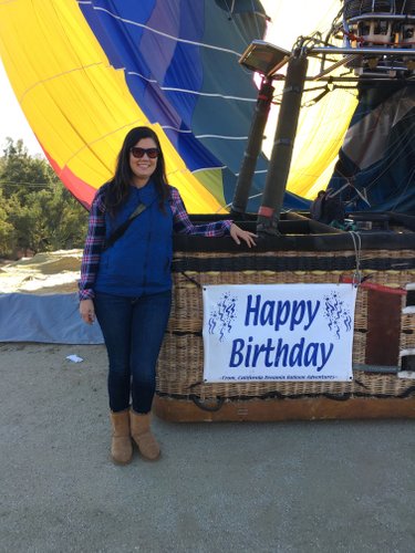 Sherri Johnson birthday hot air balloon