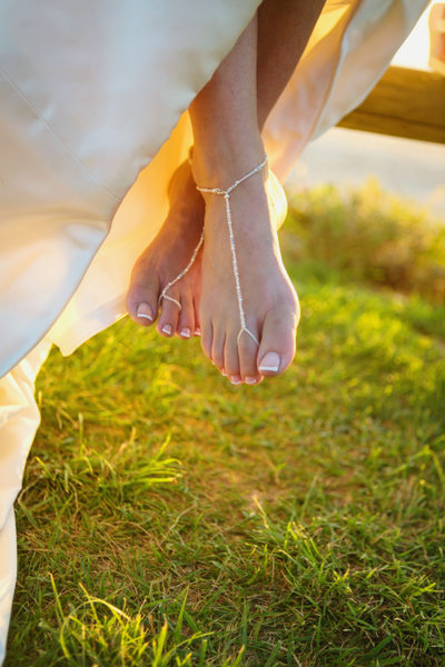 beach wedding shoe alternative